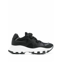 Cinzia Araia Tênis slip-on com recortes geométricos - Preto