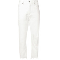 Citizens of Humanity Calça jeans slim com detalhes puídos - Neutro