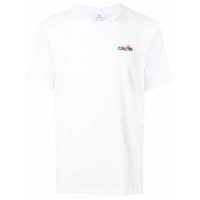 CK Calvin Klein Camiseta com logo bordado e coração - Branco