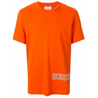 CK Calvin Klein Camiseta de poá com logo - Laranja