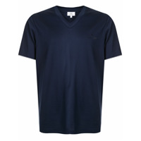 CK Calvin Klein Camiseta gola V com estampa de logo - Azul