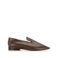 Clergerie Olympia crocodile-effect loafers - Marrom
