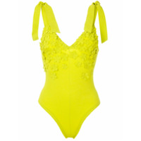 Clube Bossa Maiô Jakara com aplicações - Amarelo