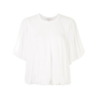 Comme Des Garçons Blusa com mangas franzidas - Branco