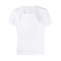 Comme Des Garçons Camiseta mangas curtas com sobreposição - Branco