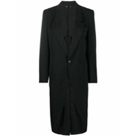 Comme Des Garçons Casaco com abotoamento simples - Preto