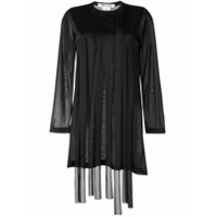 Comme Des Garçons Comme Des Garçons Blusa assimétrica com mangas longas - Preto