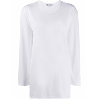 Comme Des Garçons Comme Des Garçons Camiseta decote careca com mangas longas - Branco