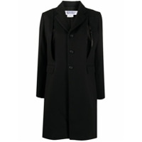 Comme Des Garçons Comme Des Garçons Casaco desconstruído com mangas longas - Preto