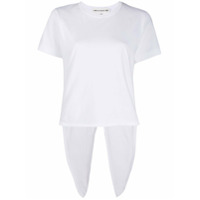 Comme Des Garçons Girl Camiseta de algodão assimétrica - Branco