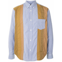 Comme Des Garçons Homme Camisa com listras - Azul