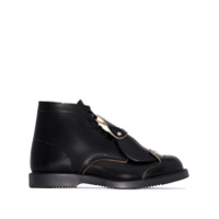 Comme Des Garçons Homme Plus Bota HP Safety de couro - Preto