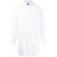 Comme Des Garçons Homme Plus Camisa assimétrica - Branco