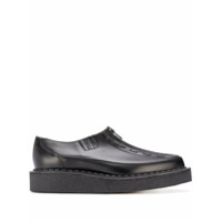 Comme Des Garçons Homme Plus zipped chunky sole loafers - Preto