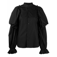 Comme Des Garçons Noir Kei Ninomiya Blusa com mangas bufantes - Preto