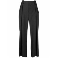 Comme Des Garçons Noir Kei Ninomiya Calça pantalona cintura alta - Cinza