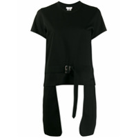 Comme Des Garçons Noir Kei Ninomiya Camiseta com cinto - Preto