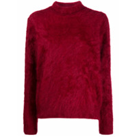 Comme Des Garçons Noir Kei Ninomiya Suéter gola alta ampla de tricô - Vermelho