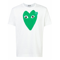 Comme Des Garçons Play Camiseta com estampa - Branco