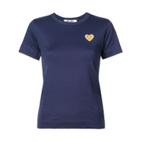Comme Des Garçons Play Camiseta 'Gold Heart' - Azul
