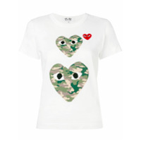 Comme Des Garçons Play Camiseta mangas curtas - Branco