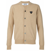 Comme Des Garçons Play Cardigan com logo - Neutro