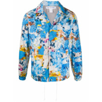 Comme Des Garçons Shirt all-over print bomber jacket - Azul