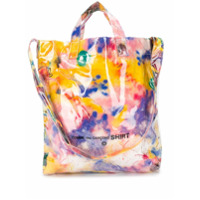 Comme Des Garçons Shirt Bolsa tiracolo com estampa abstrata - Amarelo