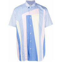 Comme Des Garçons Shirt Camisa com estampa abstrata - Azul