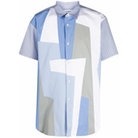 Comme Des Garçons Shirt Camisa com estampa color block - Azul