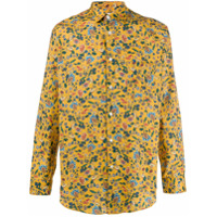 Comme Des Garçons Shirt Camisa com estampa floral - Amarelo