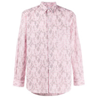 Comme Des Garçons Shirt Camisa com mix de estampas - Rosa