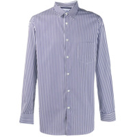 Comme Des Garçons Shirt Camisa mangas longas com listras - Azul