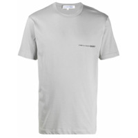 Comme Des Garçons Shirt Camiseta cinza com estampa de logo