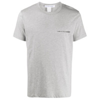 Comme Des Garçons Shirt Camiseta com estampa de logo - Cinza