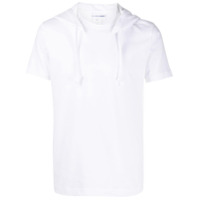 Comme Des Garçons Shirt Camiseta lisa com capuz - Branco