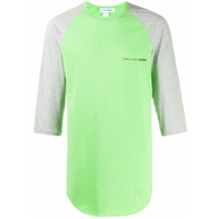 Comme Des Garçons Shirt Camiseta mangas longas com estampa de logo - Verde