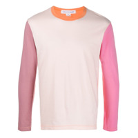Comme Des Garçons Shirt colour-block knit jumper - Laranja