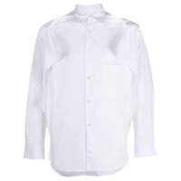 Comme Des Garçons Shirt layered panel shirt - Branco