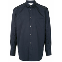 Comme Des Garçons Shirt plain button shirt - Azul
