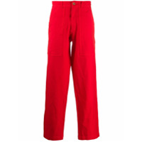 Comme Des Garçons Shirt workwear trousers - Vermelho