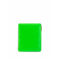 Comme Des Garçons Wallet Capa para notebook color block com zíper - Verde