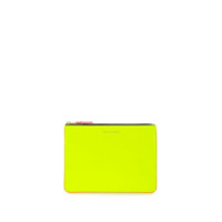 Comme Des Garçons Wallet Carteira color block com zíper - Amarelo