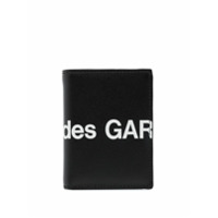 Comme Des Garçons Wallet Carteira com estampa de logo - Preto