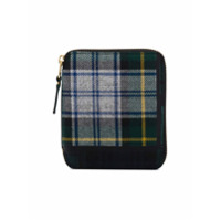 Comme Des Garçons Wallet Carteira com estampa xadrez - Verde