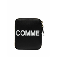 Comme Des Garçons Wallet Carteira com logo e zíper - Preto