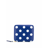 Comme Des Garçons Wallet Carteira com padronagem de poás - Azul