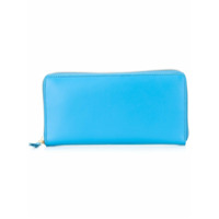 Comme Des Garçons Wallet Carteira de couro modelo 'Colour Plain' - Azul