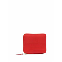 Comme Des Garçons Wallet Carteira Intersection com zíper - Vermelho