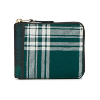 Comme Des Garçons Wallet Carteira xadrez - Verde